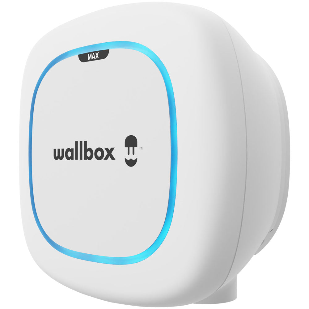 WallBox Pulsar Max 7.4kW Tethered White EV Charger with 5m cable