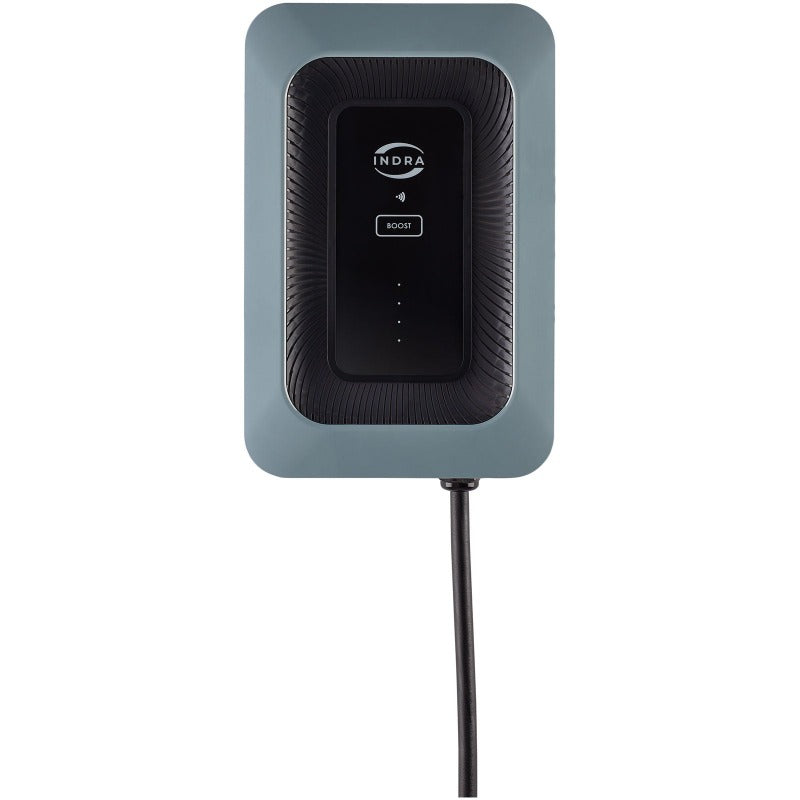 INDRA SMART LUX™ 7.4kW Tethered EV Charger - Elgar Grey