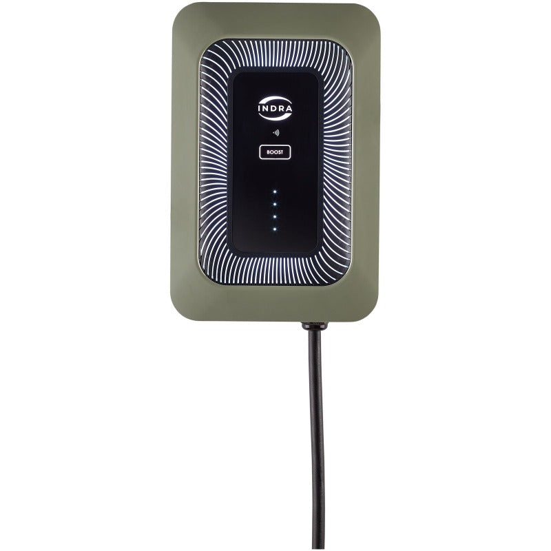 INDRA SMART LUX™ 7.4kW Tethered EV Charger - Malvern Stone