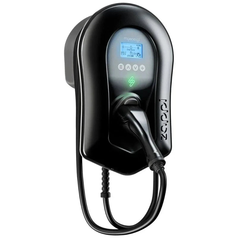 ZAPPI-2H07TB-G 7kW Tethered Black EV Charger with 6.5m cable
